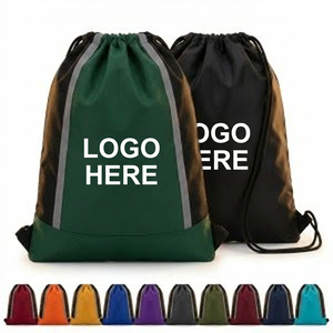 StripeSafe Drawstring Bag